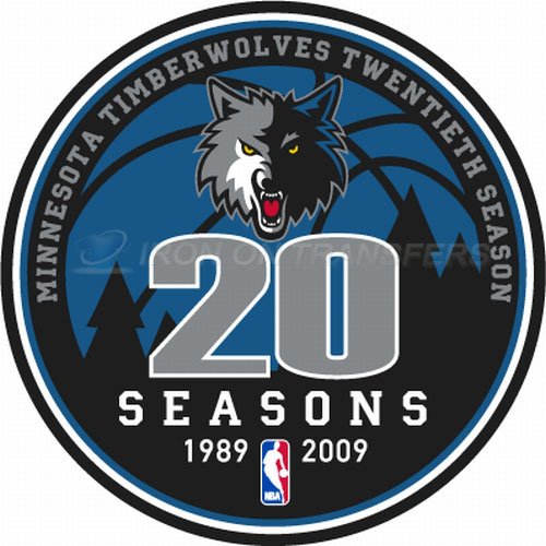 Minnesota Timberwolves Iron-on Stickers (Heat Transfers)NO.1092
